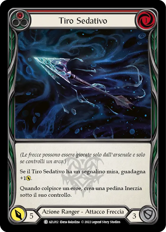 Card: Sedation Shot (red)