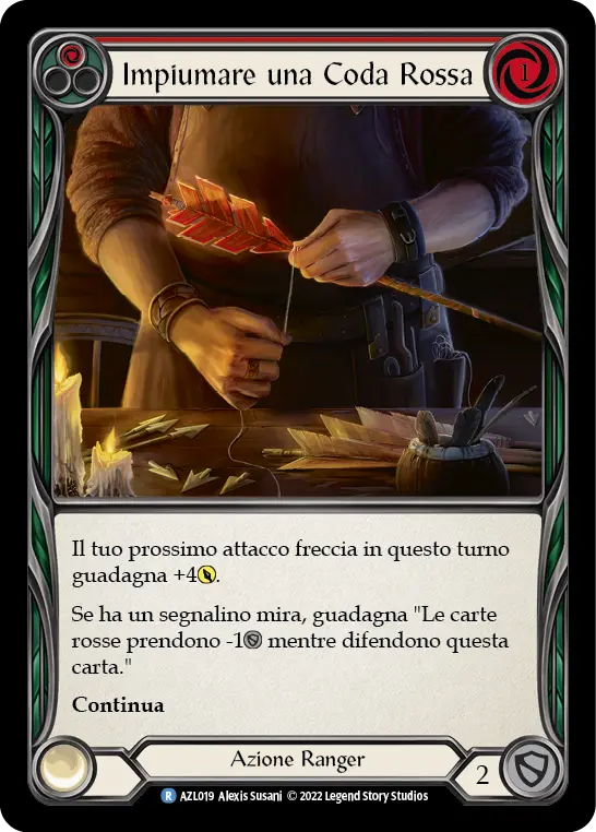 Card: Fletch a Red Tail (red)