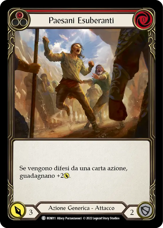 Card: Feisty Locals (red)
