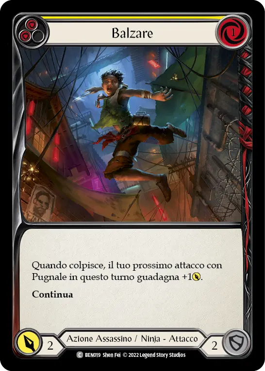 Card: Plunge (yel)
