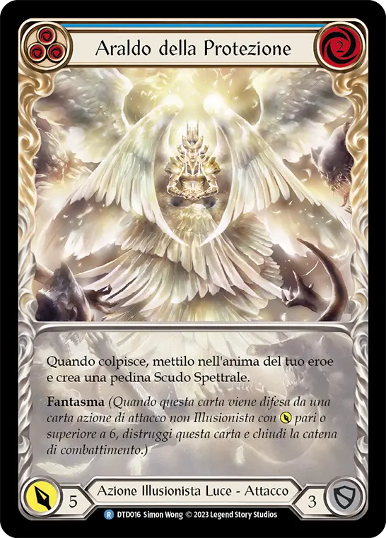 Card: Herald of Protection (blu)