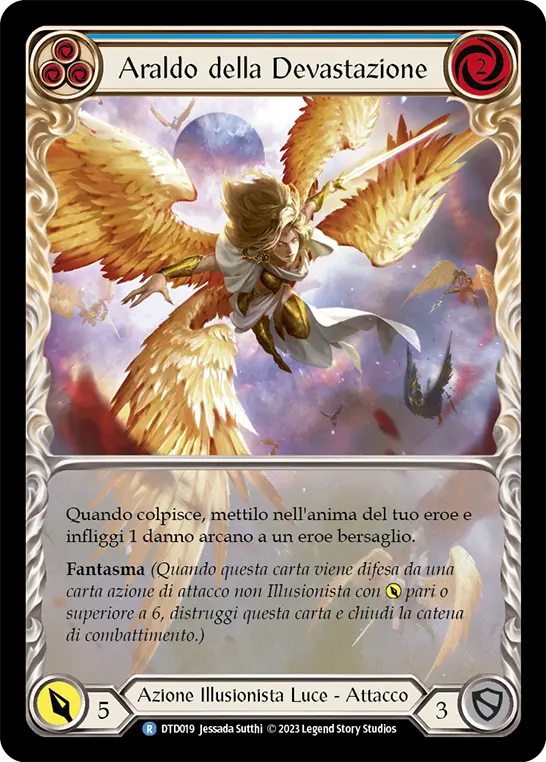 Card: Herald of Ravages (blu)