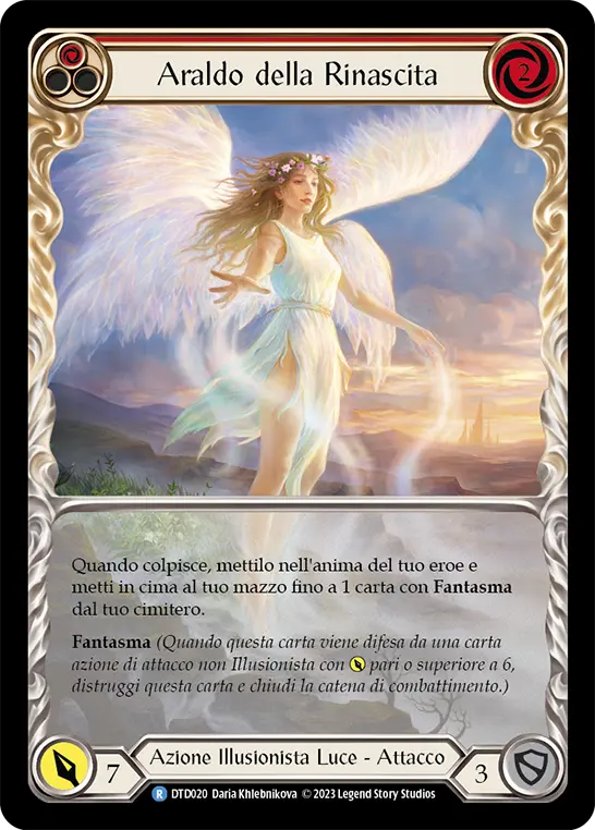 Card: Herald of Rebirth (red)