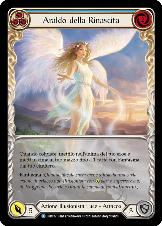 Card: Herald of Rebirth (blu)