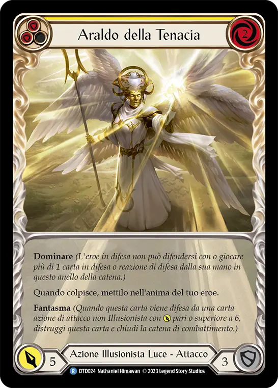 Card: Herald of Tenacity (yel)