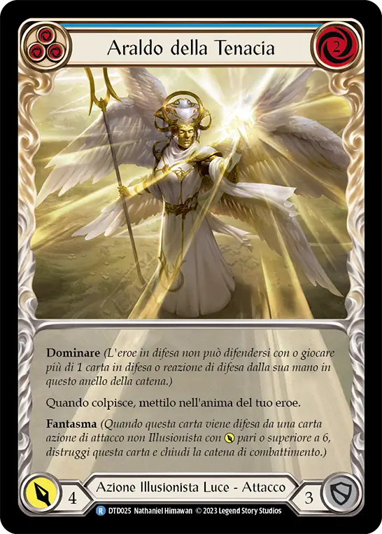 Card: Herald of Tenacity (blu)