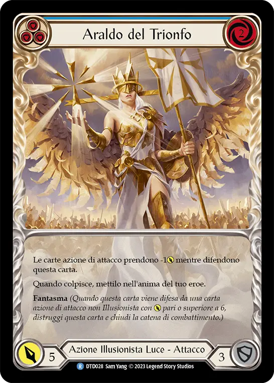 Card: Herald of Triumph (blu)