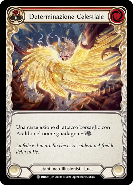 Card: Celestial Resolve (red)
