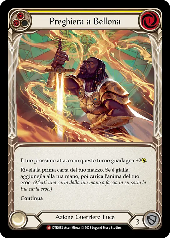 Card: Prayer of Bellona (yel)