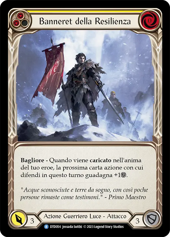 Card: Banneret of Resilience (yel)