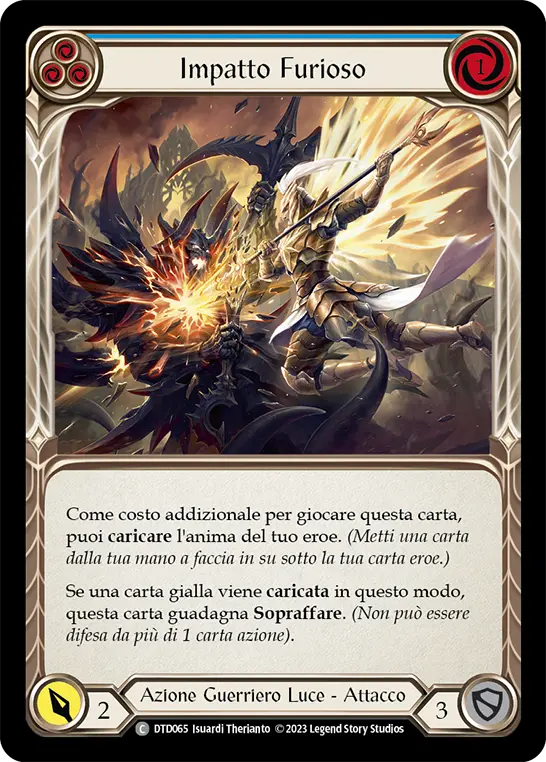 Card: Glaring Impact (blu)