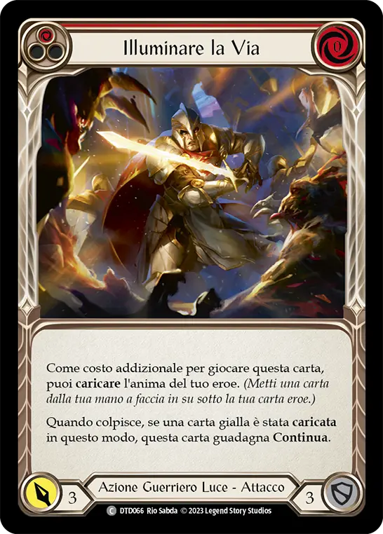 Card: Light the Way (red)