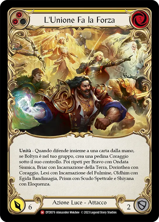 Card: United We Stand (yel)