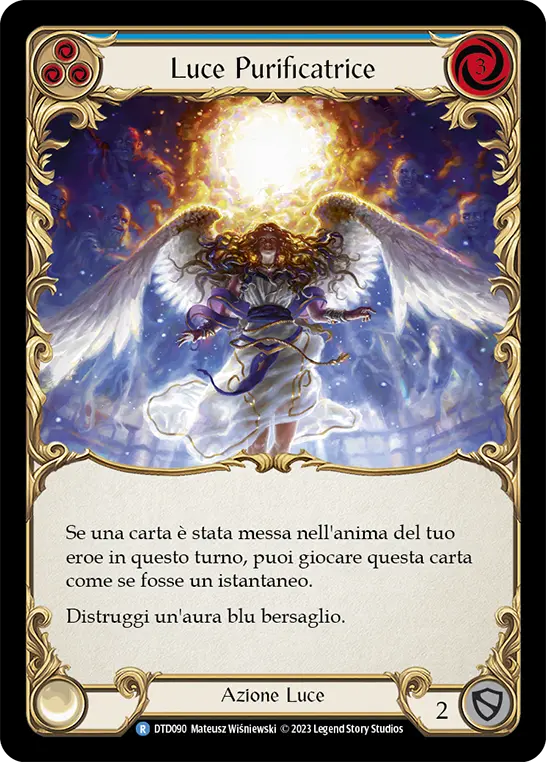Card: Cleansing Light (blu)