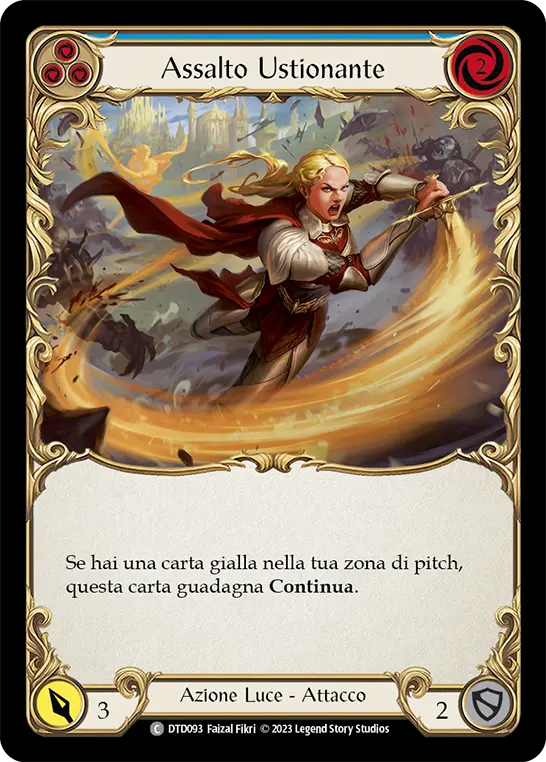 Card: Blistering Assault (blu)