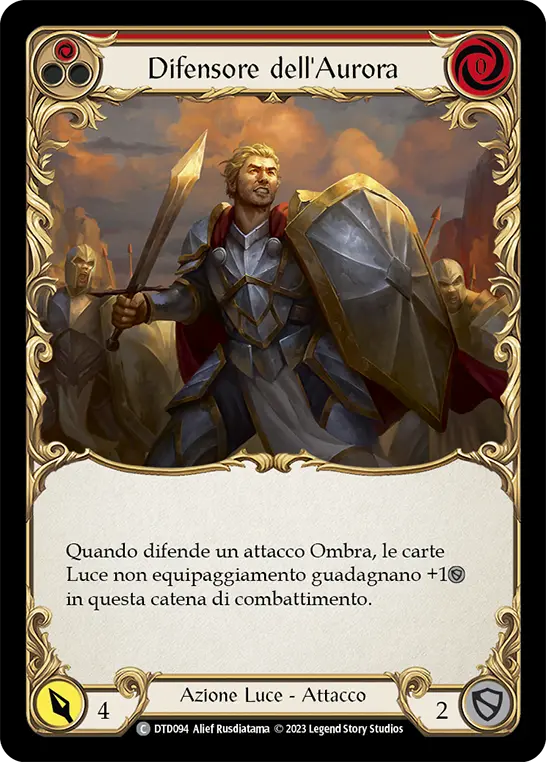 Card: Defender of Daybreak (red)