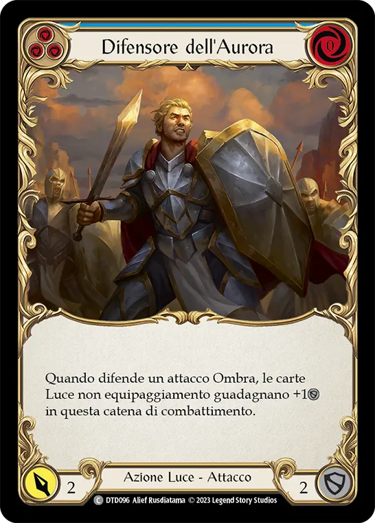 Card: Defender of Daybreak (blu)