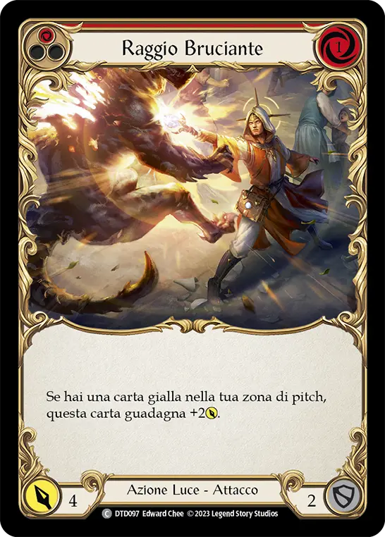 Card: Searing Ray (red)
