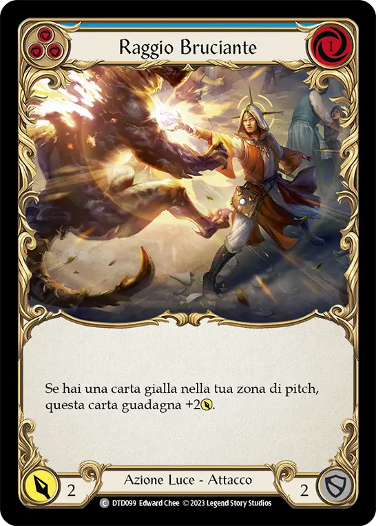 Card: Searing Ray (blu)