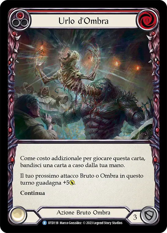 Card: Shaden Scream (red)