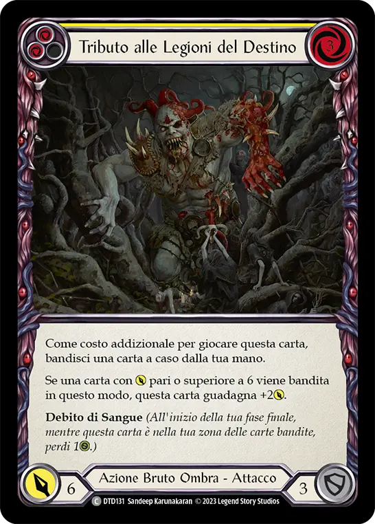 Card: Tribute to the Legions of Doom (yel)