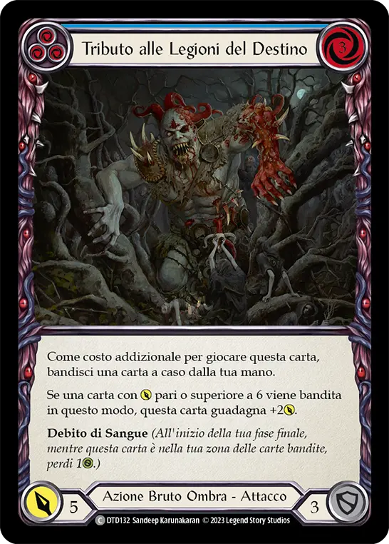 Card: Tribute to the Legions of Doom (blu)