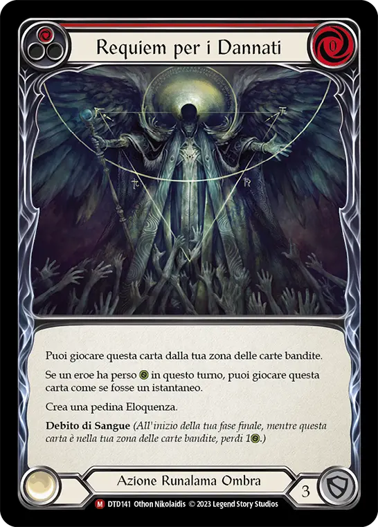 Card: Requiem for the Damned (red)