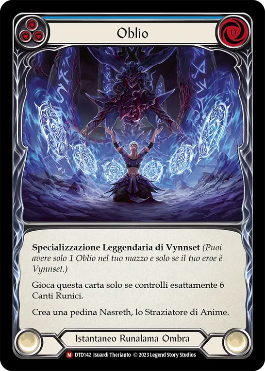 Card: Oblivion (blu)