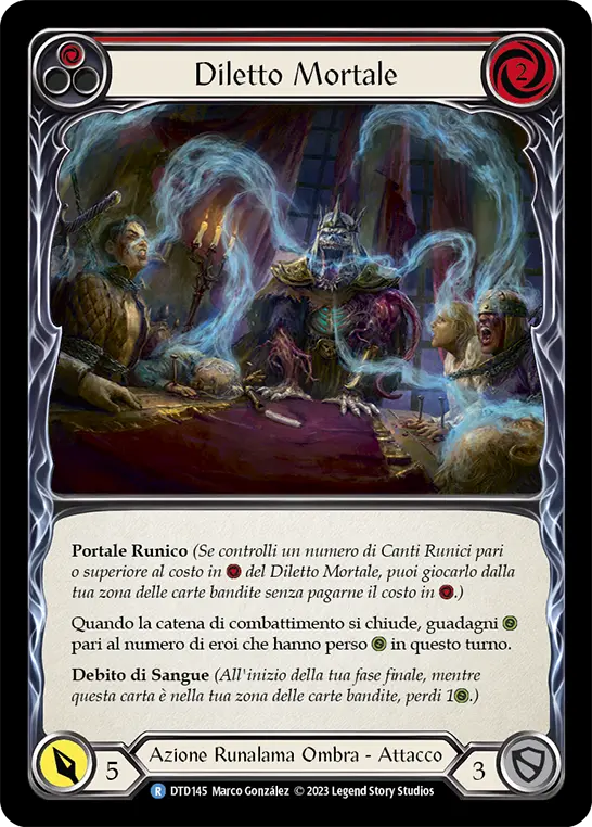 Card: Deathly Delight (red)