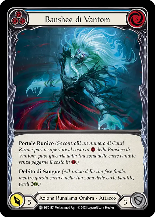 Card: Vantom Banshee (blu)
