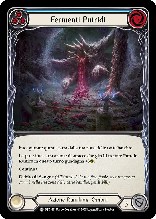 Card: Putrid Stirrings (blu)