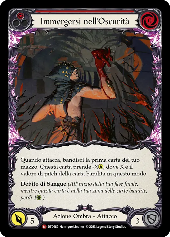 Card: Dabble in Darkness (red)