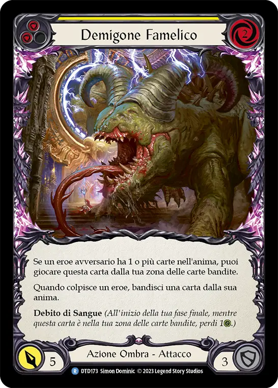 Card: Hungering Demigon (yel)