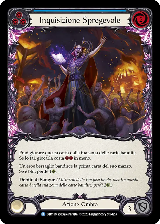 Card: Vile Inquisition (blu)