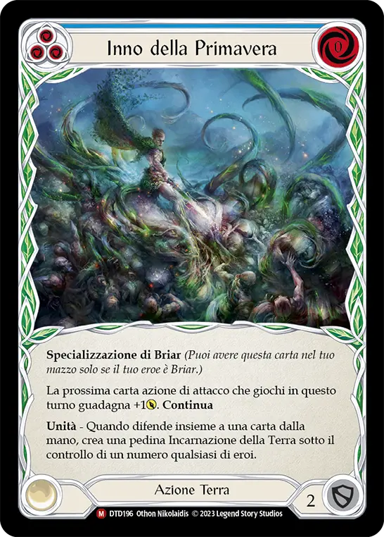 Card: Anthem of Spring (blu)