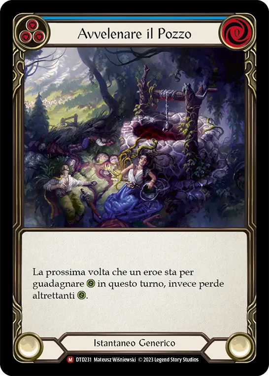 Card: Poison the Well (blu)