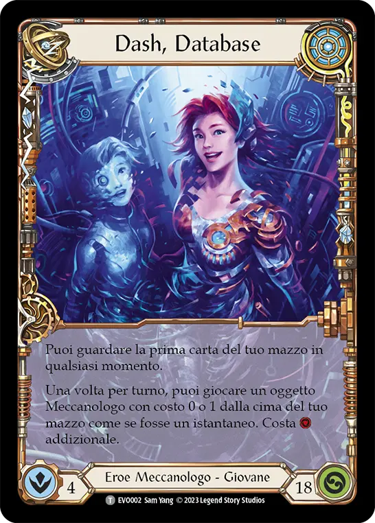 Card: Dash, Database