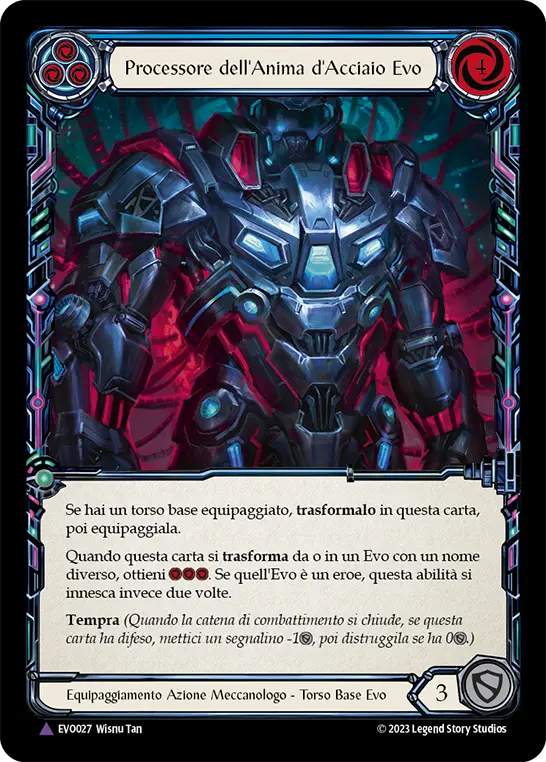 Card: Evo Steel Soul Processor (blu)