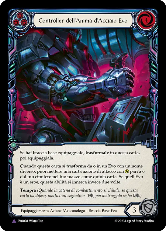 Card: Evo Steel Soul Controller (blu)