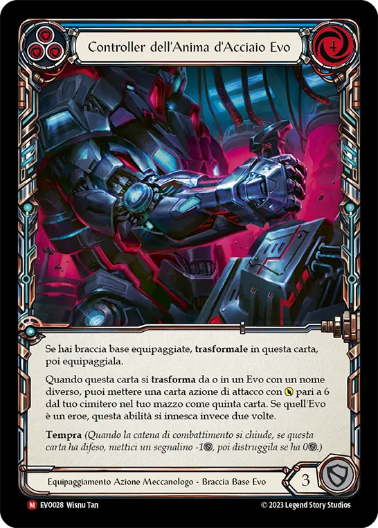 Card: Evo Steel Soul Controller (blu)