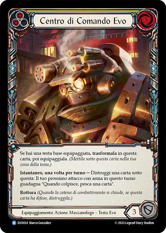 Card: Evo Command Center (yel)