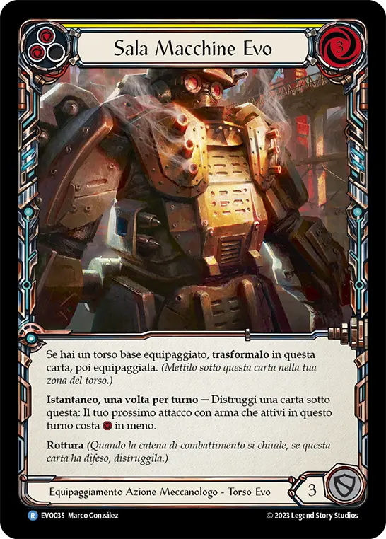 Card: Evo Engine Room (yel)