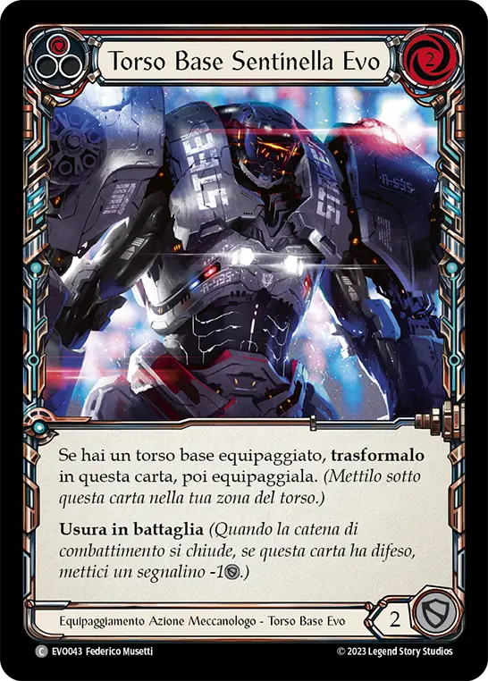 Card: Evo Sentry Base Chest (red)