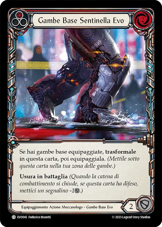 Card: Evo Sentry Base Legs (red)