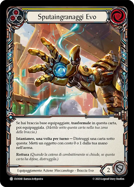 Card: Evo Cogspitter (yel)
