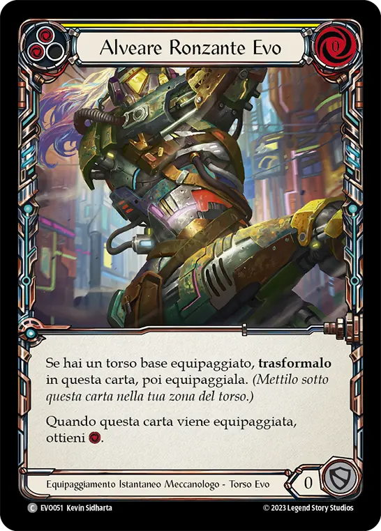 Card: Evo Buzz Hive (yel)