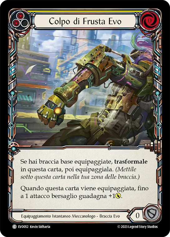 Card: Evo Whizz Bang (yel)