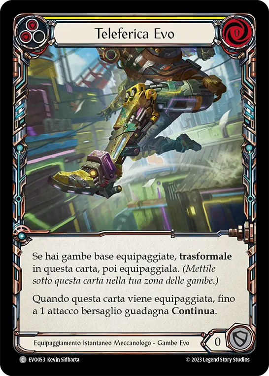 Card: Evo Zip Line (yel)