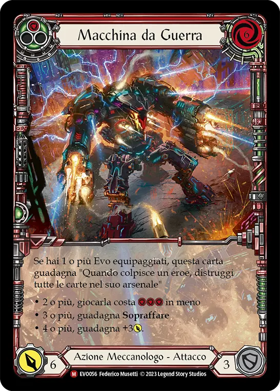 Card: War Machine (red)
