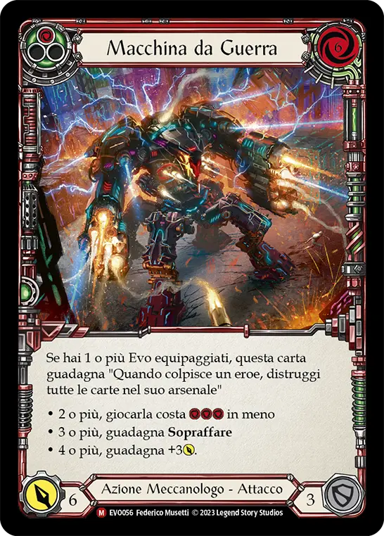 Card: War Machine (red)